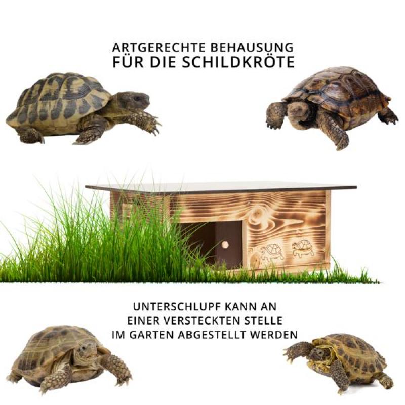 Woid Herz Premium Schildkrötenhaus (SH4) gebrannt